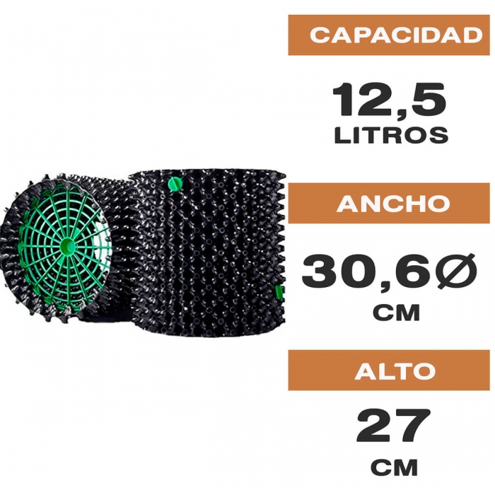 MACETA REDONDA AIR POT KIT 12,5L