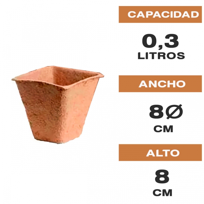 MACETA BIO CUADRADA