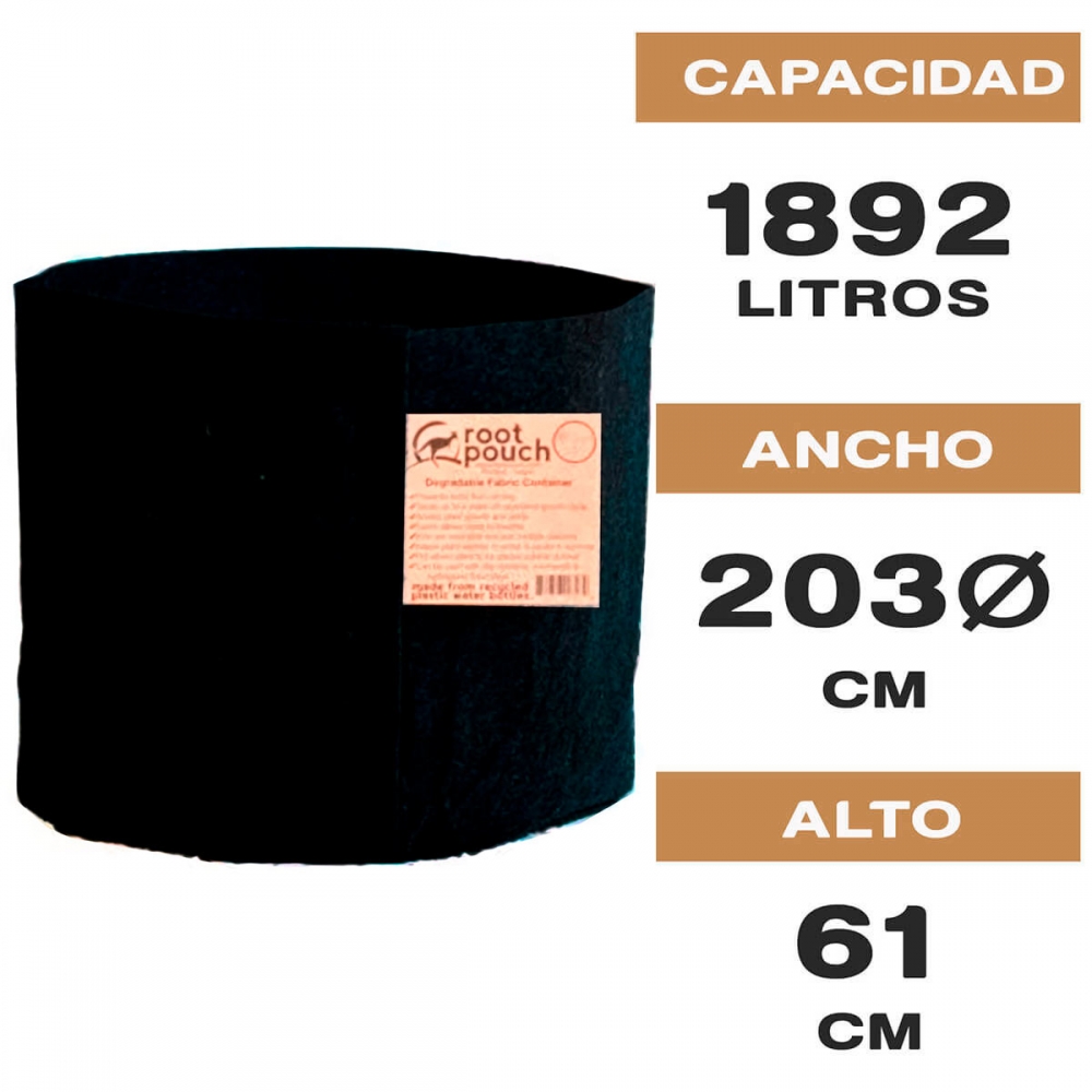 MACETA ROOT POUCH 1892L SIN ASAS