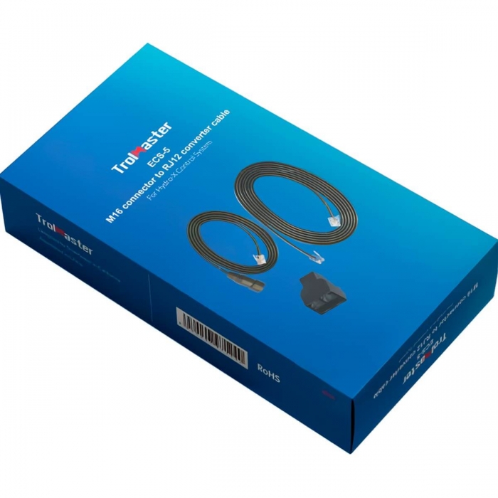 CABLE INTERCONEXION RESISTENTE AL AGUA RJ12 A M16 TROLMASTER