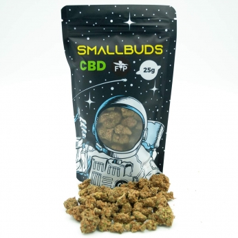 Cogollos de marihuana CBD Small Buds - Paquete de 25 gramos