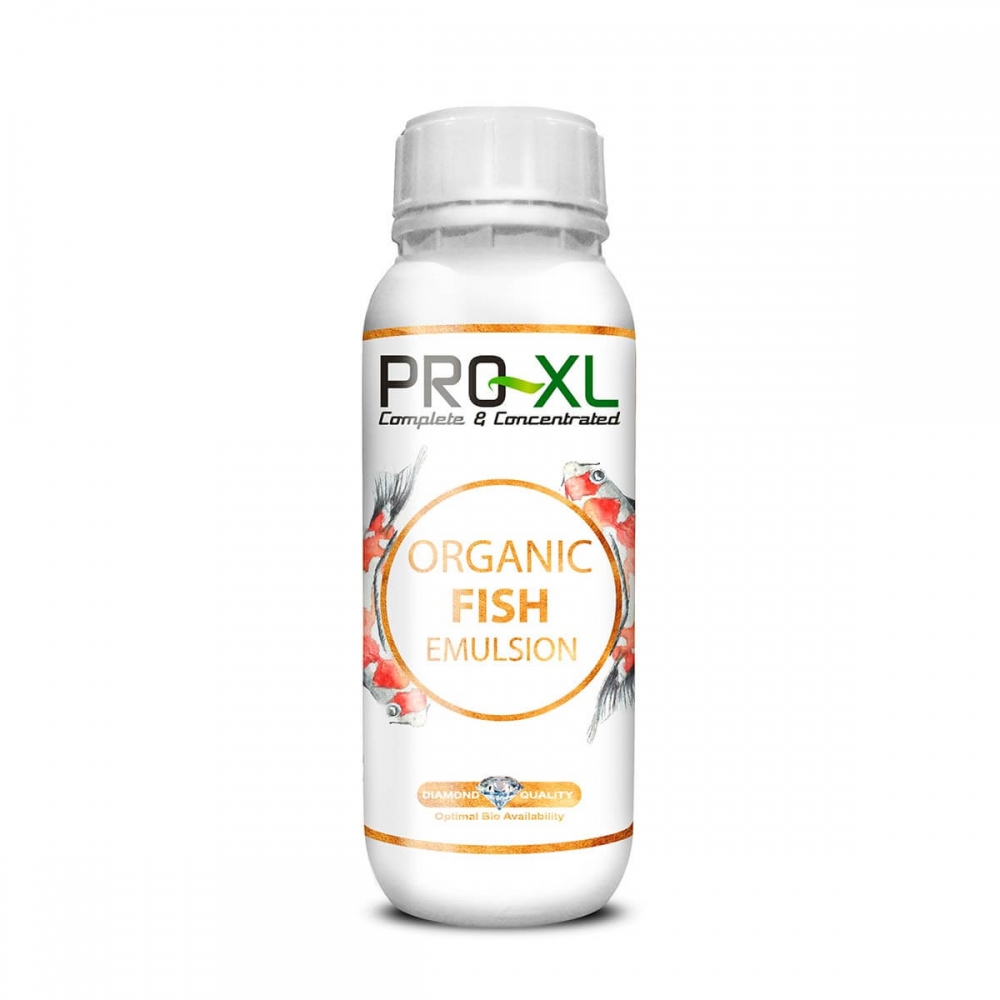 Fertilizante ORGANIC FISH EMULSION PRO-XL 500ml, 1L.
