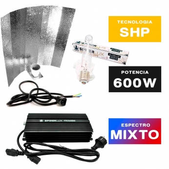 KIT ILUMINACION 600W DIGITAL SPIDERLUX