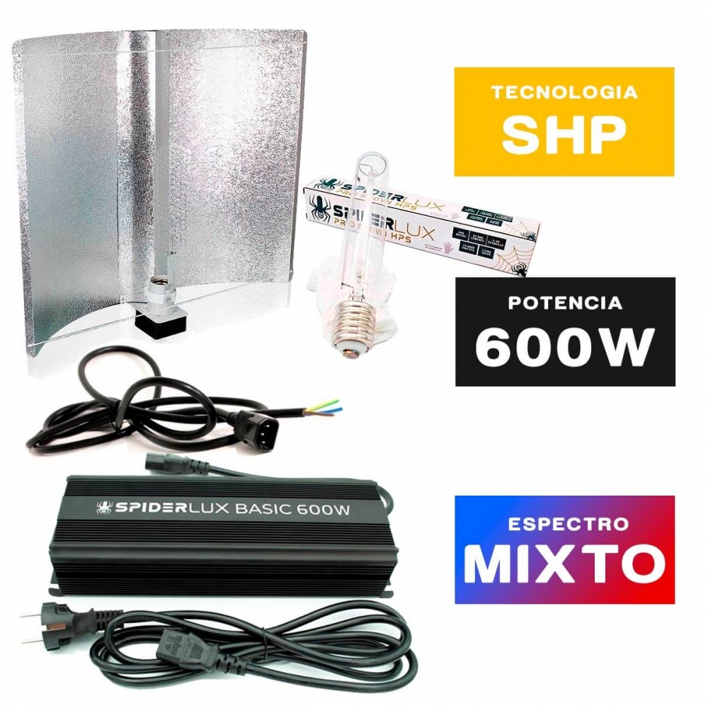 Kit iluminación con 600w electrónico basic + Pearl Pro XL