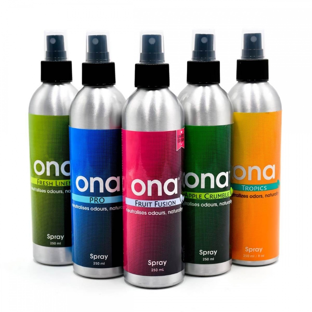 ONA Spray 250 ml. Ambientador y neutralizador de olores.