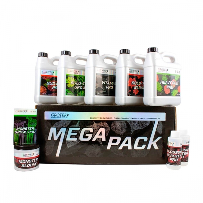 MEGA PACK GROTEK - KIT ABONOS PARA MARIHUANA