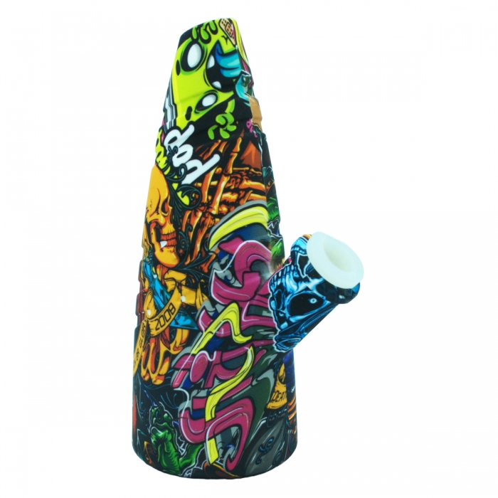 Bong silicona nazareno. Modelo Grafiti