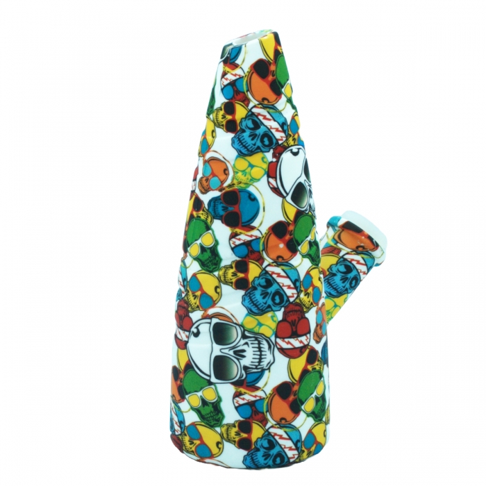 Bong silicona nazareno. Modelo Calavera colores