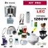 Kit de cultivo interior 2x630W LEC Double Ended Profesional.