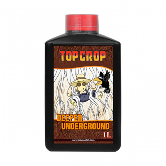 Deeper Underground - Estimulador de raíces orgánico para marihuana. Envase de 1 litro.