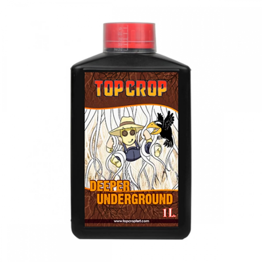 Deeper Underground - Estimulador de raíces orgánico para marihuana. Envase de 1 litro.