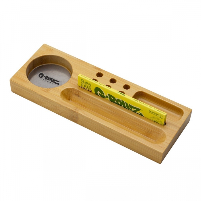 Bandeja de bamboo pequeña de 20x7cm