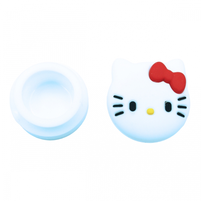 Bote silicona de Hellow kitty abierto dos piezas