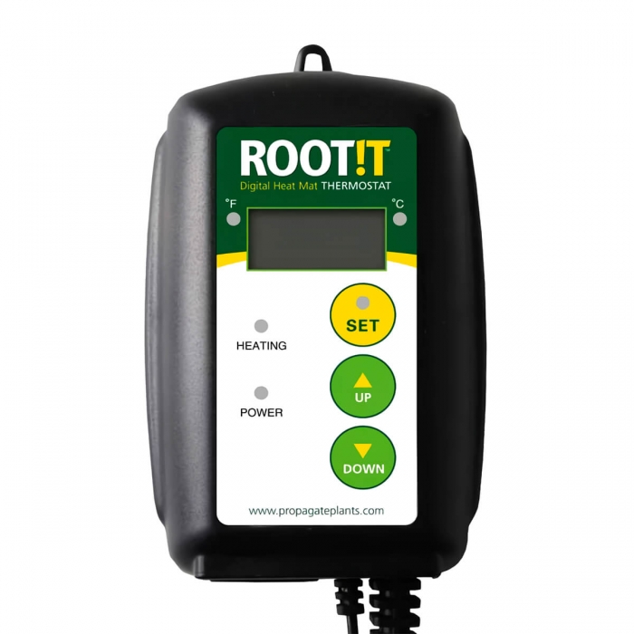 CONTROLADOR TÉRMICO ROOT!T PARA MANTAS TERMICAS frontal.