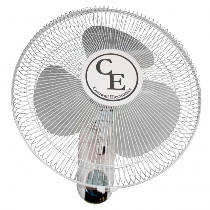 Ventilador de pared con mando de Cornwall Electronics.