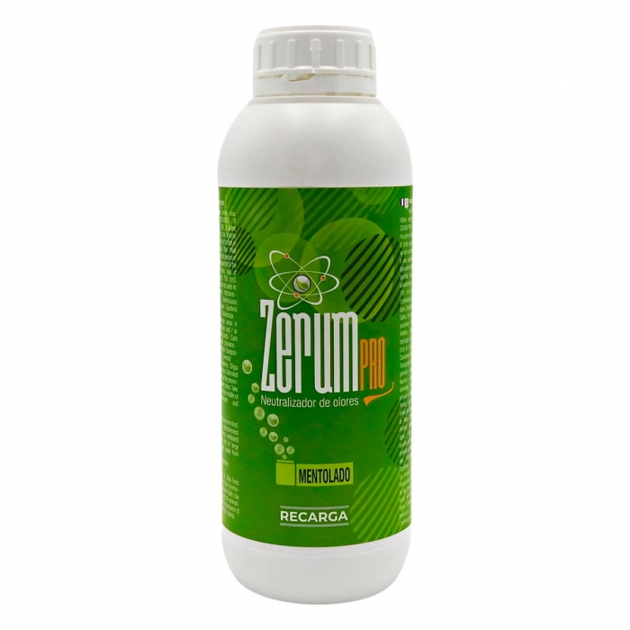 Zerum Pro Recarga 1L con aroma a menta