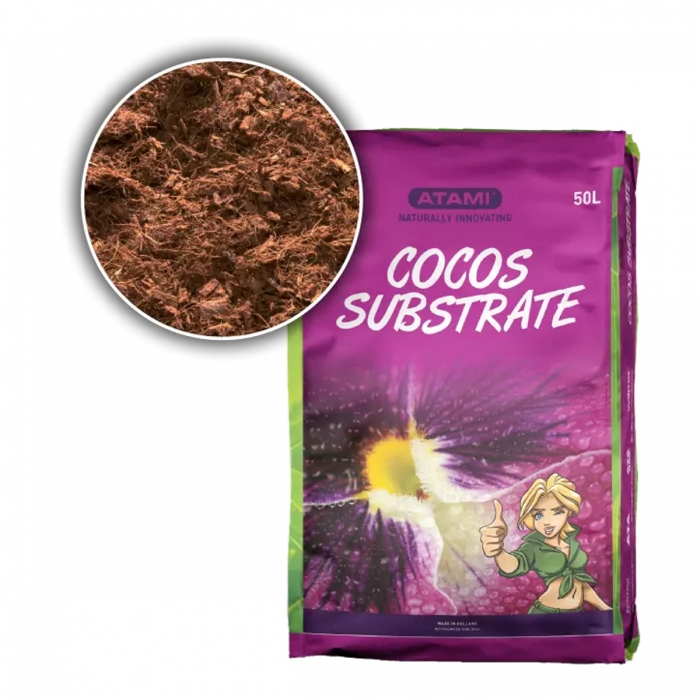 Sustrato de coco (Atami) para marihuana. 50 litros. Muestra sustrato