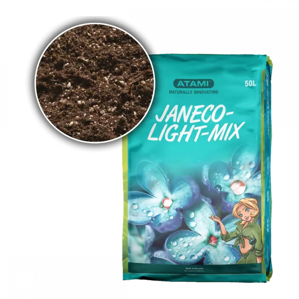Janeco Light Mix (Atami) - Sustrato Orgánico. Muestra sustrato