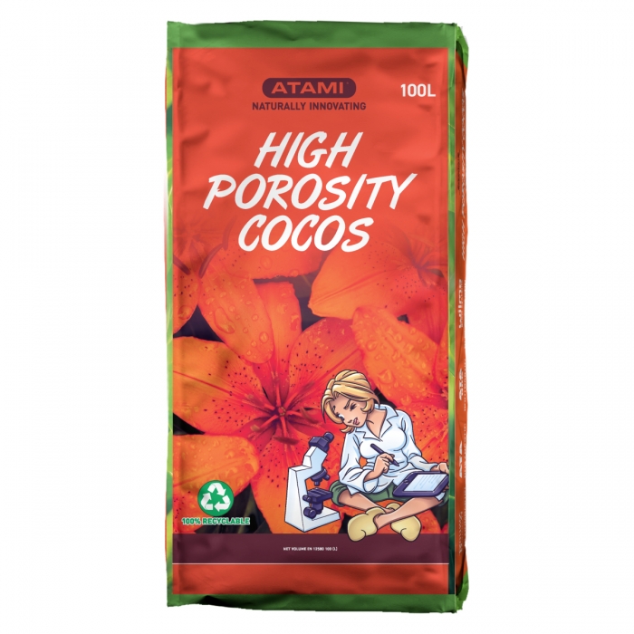High Porosity cocos de Atami. Formato de 100L