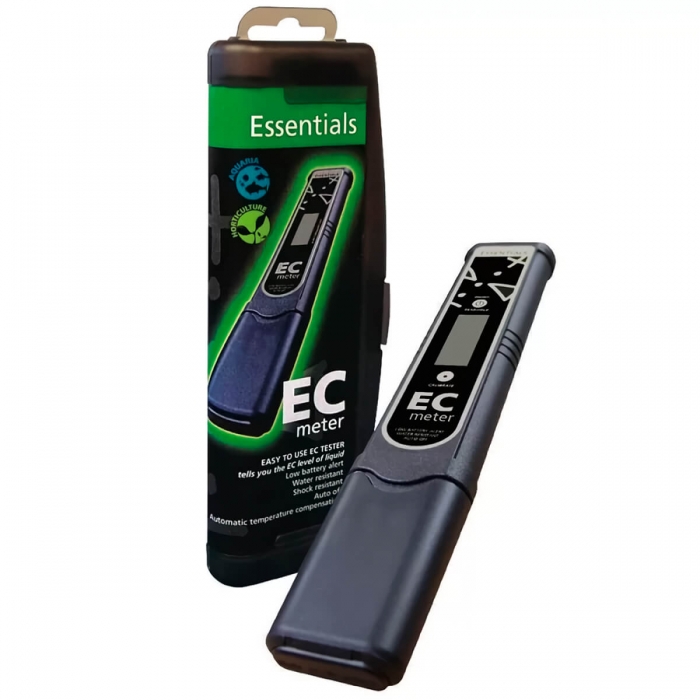 ESSENTIALS Medidor de EC Electro conductividad.