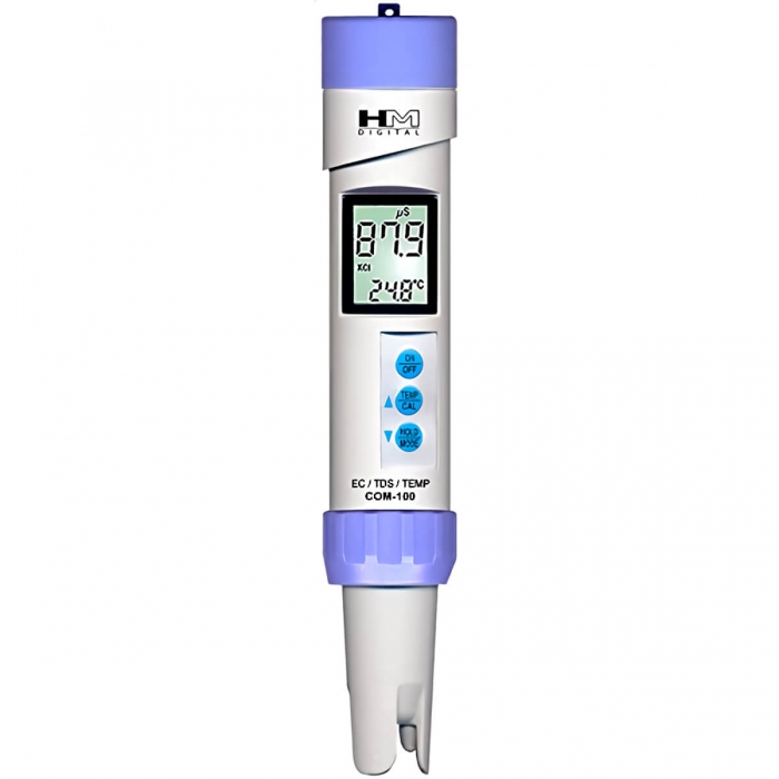 HM MEDIDOR DE EC COM-100 Electro conductividad.