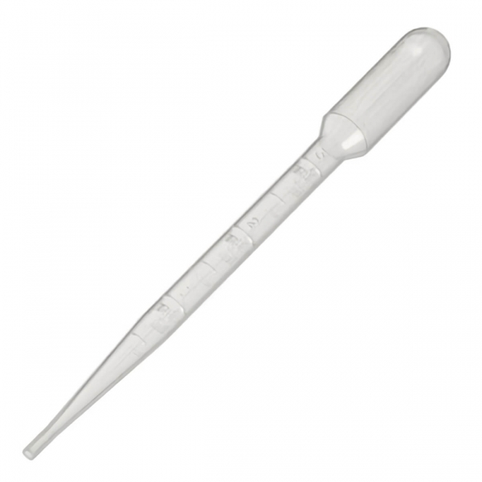 Pipeta 3ml medición de líquidos.