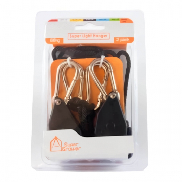 POLEAS SUPER LIGHT HANGER 68KG envase.