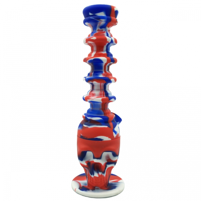 Bong Calavera Acordeón Silicona Modelo 2 extendido