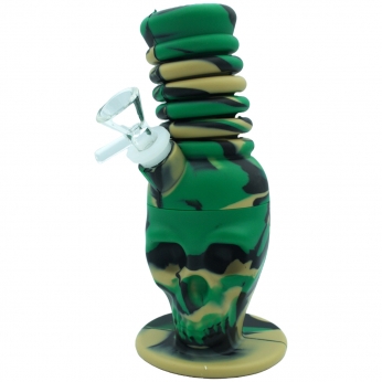 Bong Calavera Acordeón Silicona Modelo 4