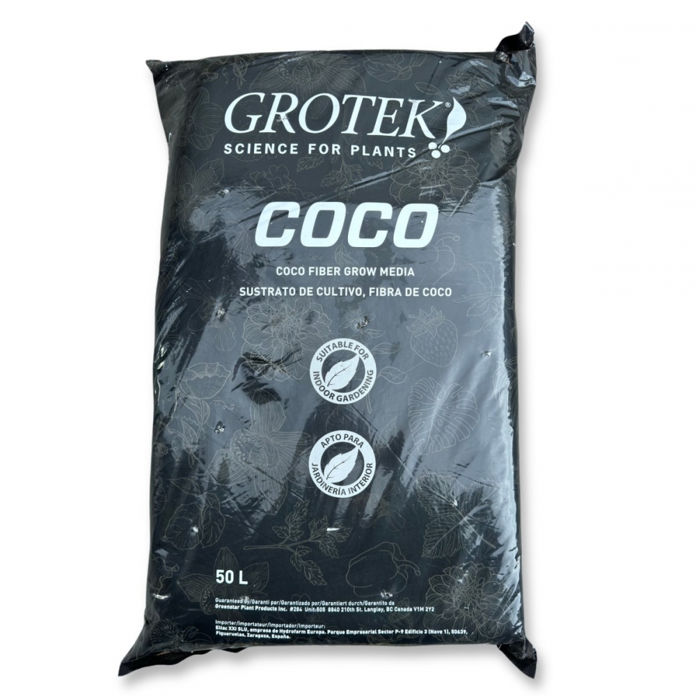 SUSTRATO COCO de Grotek 50L para cultivo.