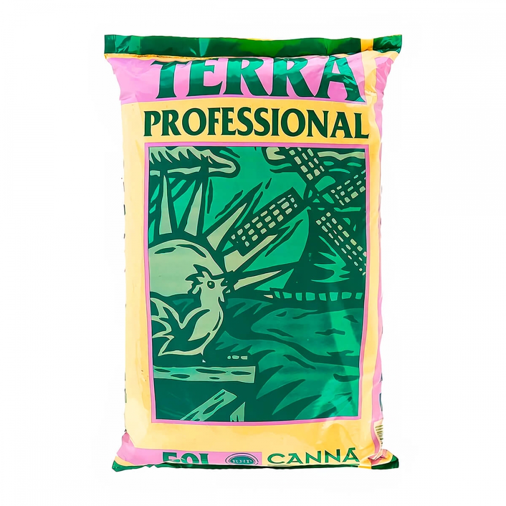 Sustrato Canna TERRA PROFESIONAL 50L para cultivo de cannabis.