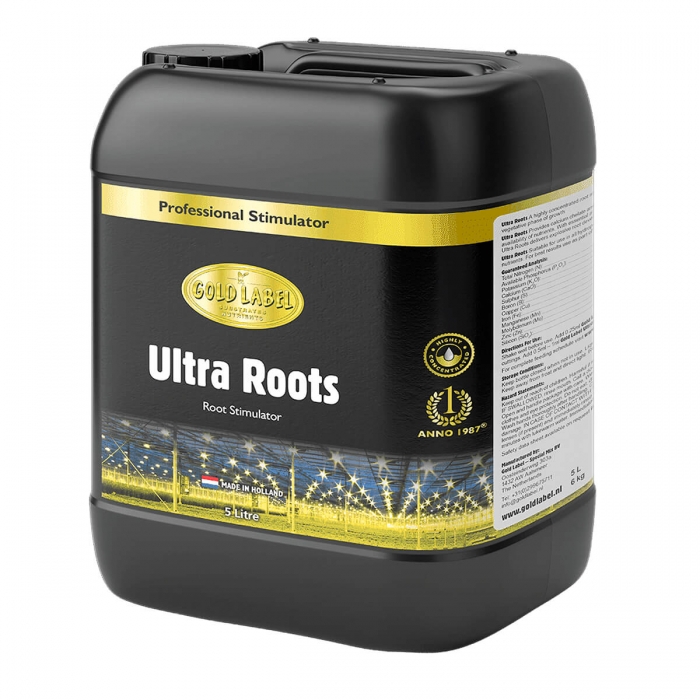 ULTRA ROOTS (Gold Label) fertilizante para la raíz de las plantas.
