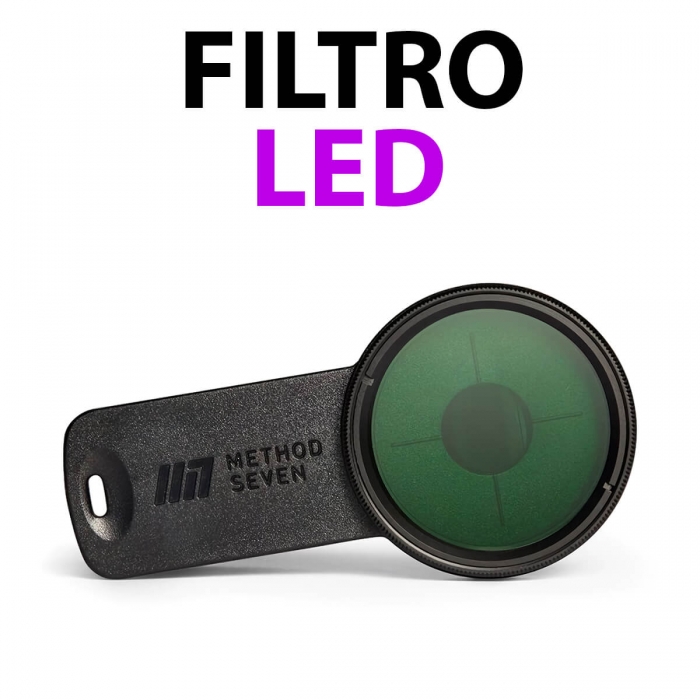 FILTRO CAMARA PARA ILUMINACIÓN LED METHOD SEVEN Fotografía con colores naturales