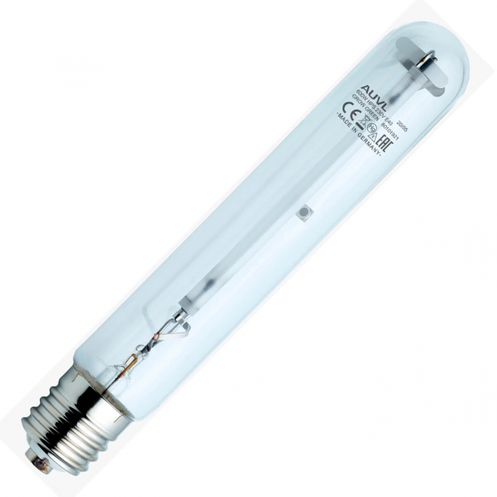 Bombilla AUVL Grow Green de 600W. Para cultivo.