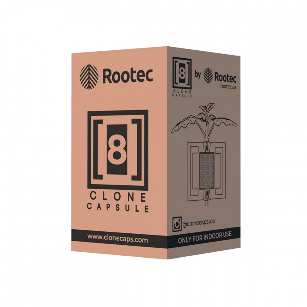 Caja CLONE CAPSULE 8 ROOTEC para clones.