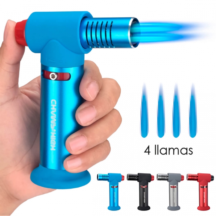 MECHERO 4 BLUE CHAMP HIGH Encendedor potente.