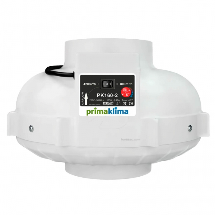 EXTRACTOR PK 160-2 VEL (420-800M³/H) para cultivo.