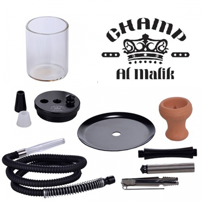Cachimba DEROUA CHAMP AL MALIK componentes de la hookah.