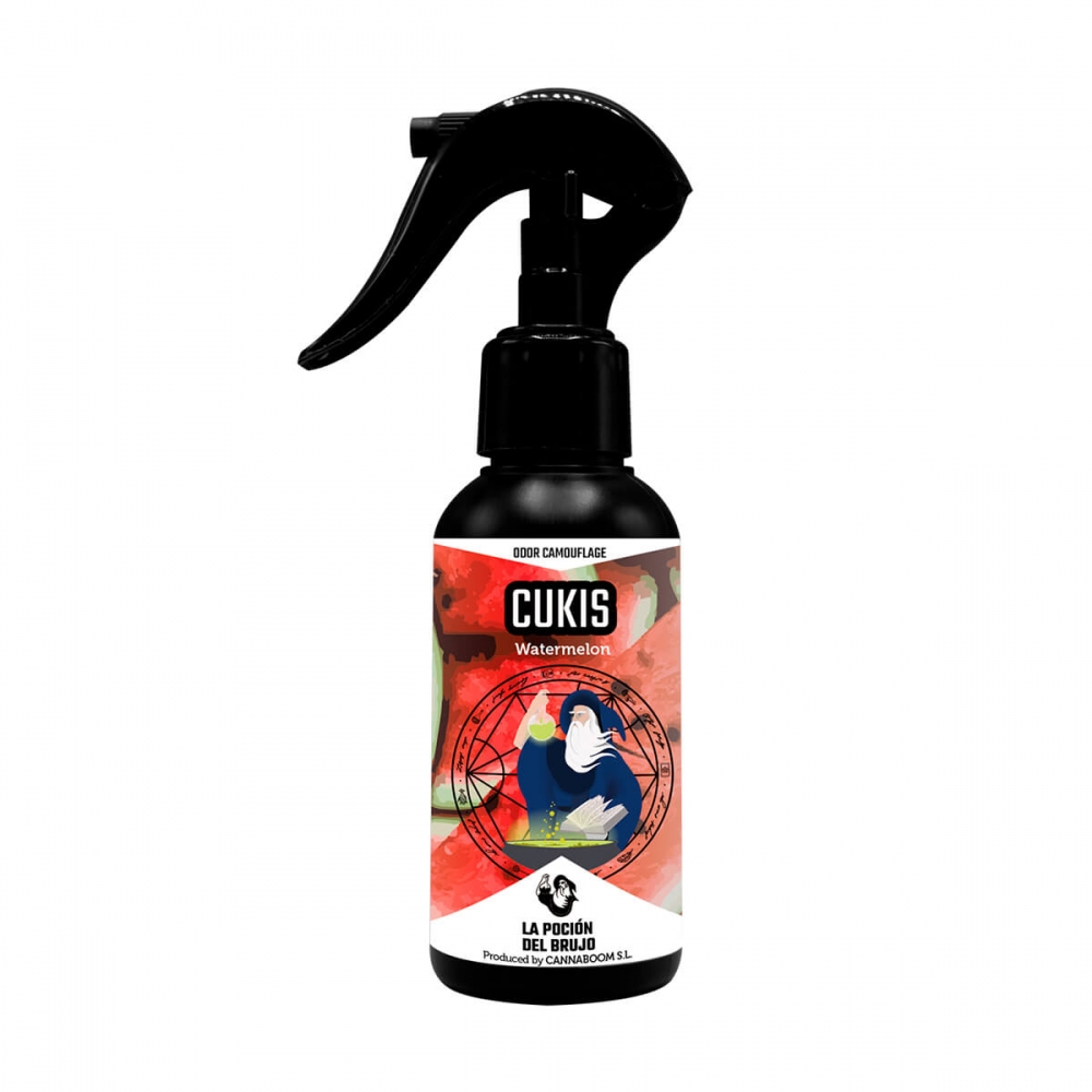 CUKIS SANDIA (Cannaboom) ambientador camuflador de olores envase 100ml.