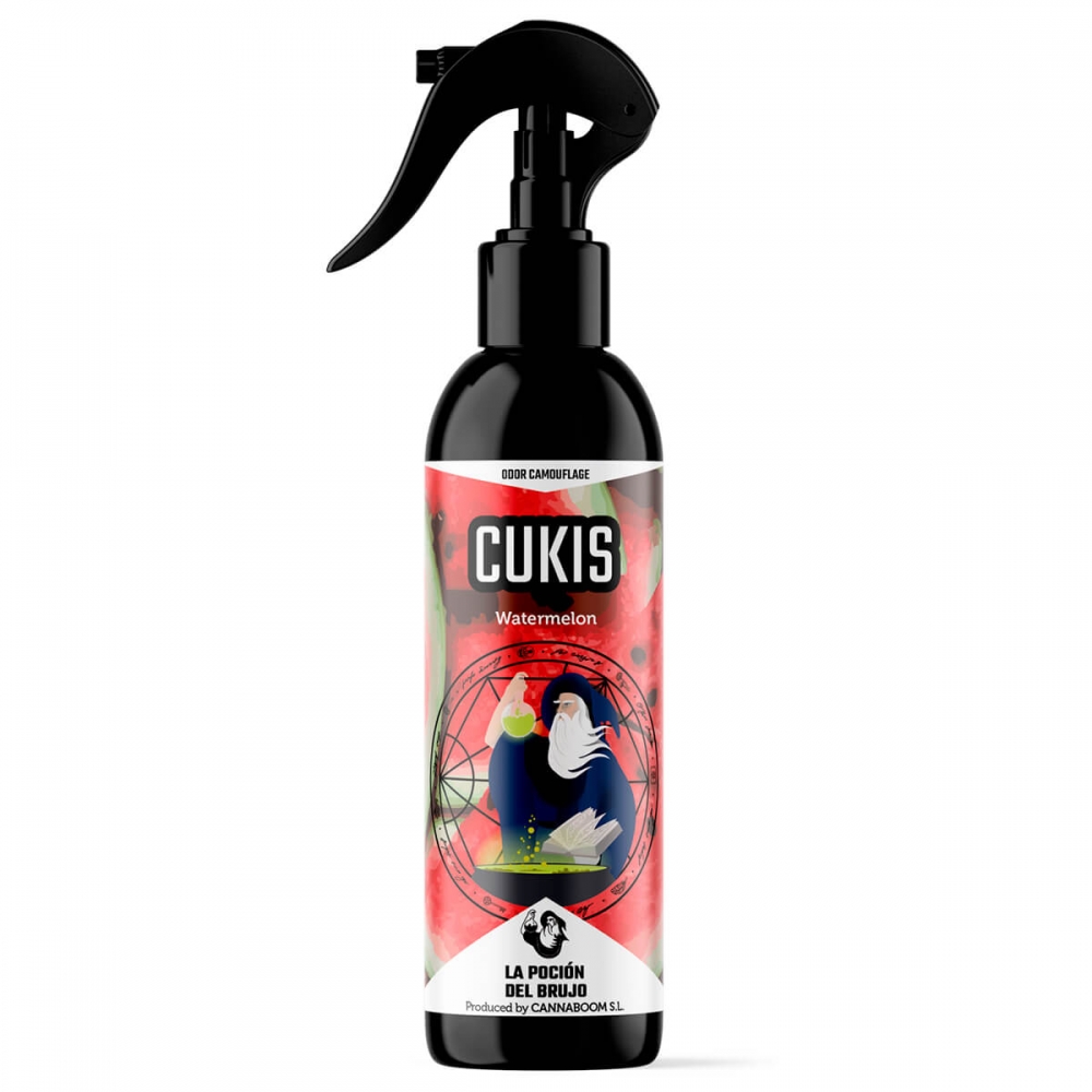 CUKIS SANDIA (Cannaboom) ambientador camuflador de olores envase 250ml.