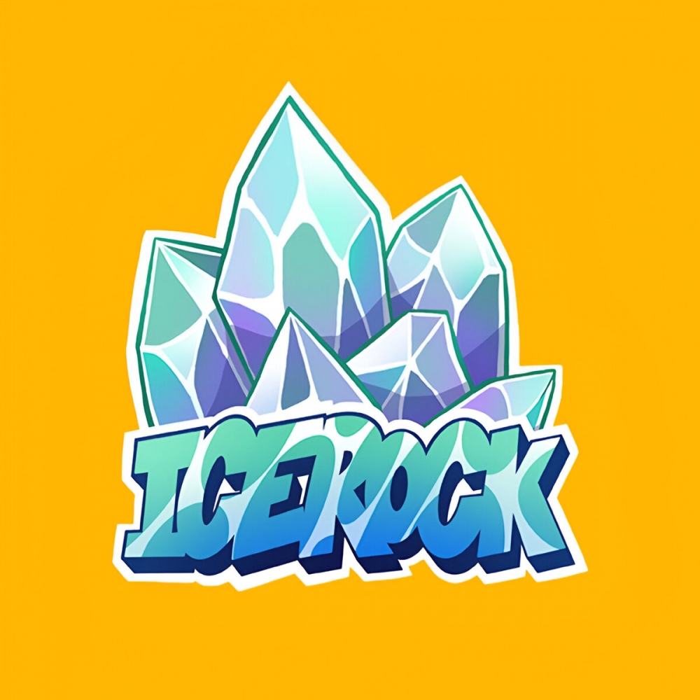 ICE ROCK CBD (Gorilla Grillz) logotipo.