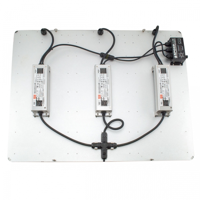 Placa LED 600W Spiderlux Modelo Q - conexiones