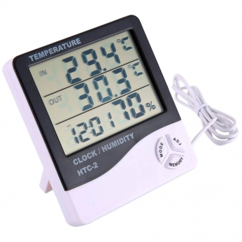 TERMOHIGROMETRO PANTALLA GRANDE CON SONDA SPIDERLUX para cultivo