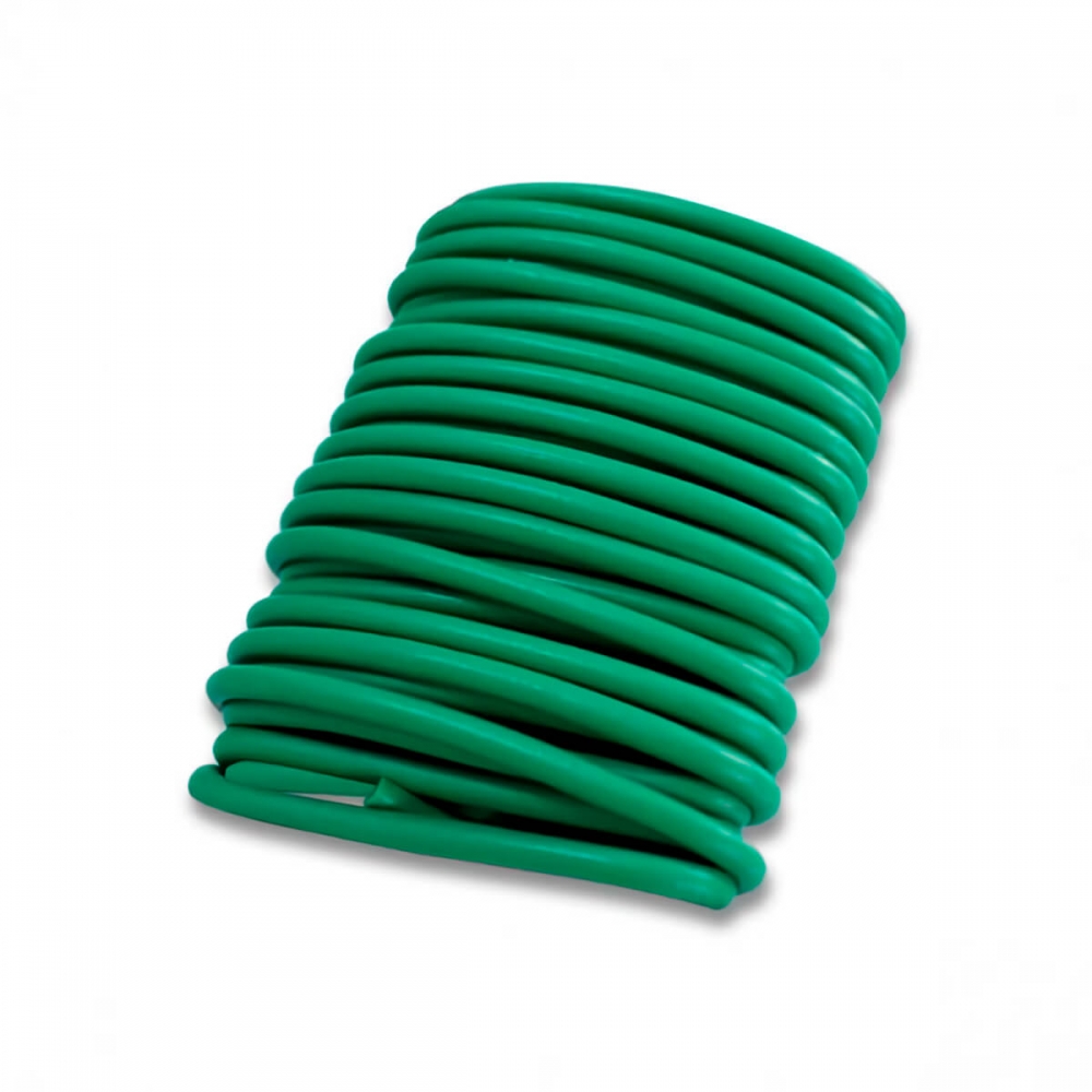 CABLE DE ENTUTORAR VERDE VDL (5M) rollo de alambre forrado