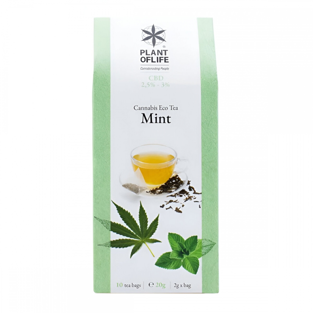 TE MENTA 2,5%-3% CBD (Plant of Life) infusión relajante