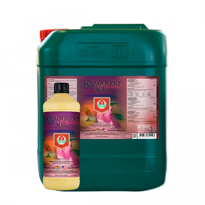 1 Component Soil 1L de House & Garden - Abono para marihuana en cultivo de tierra.