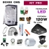 kit de armario led 120w de 80x80 profesional