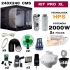 Kit cultivo interior HPS grande con armario 240x240x240 2000w