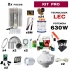 Kit de cultivo interior 2x315W LEC Profesional.