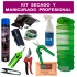 KIT DE MANICURADO Y SECADO PROFESIONAL